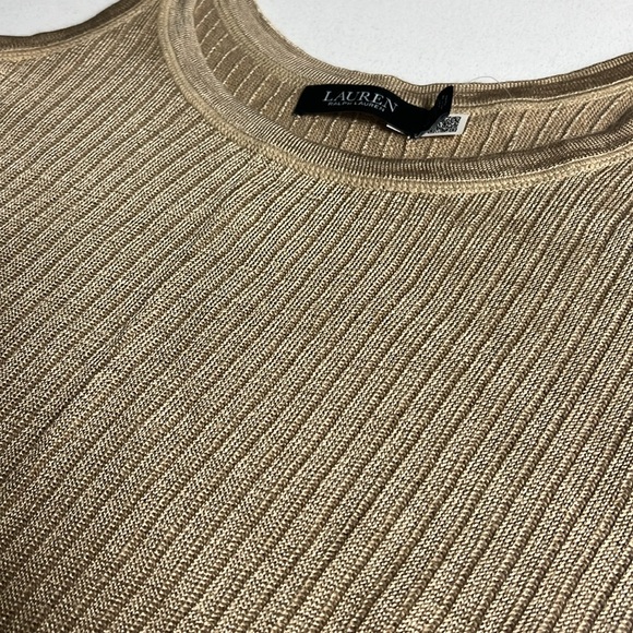 Lauren Ralph Lauren - Women's Rib-Knit Linen-Blend Sweater Tank Top - Picture 5 of 6